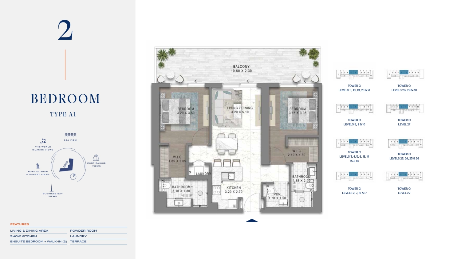 2 BR - Type B